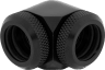 Hydro X Series XF Hardline 90° 14mm OD Fitting Twin Pack — Black