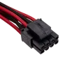 Premium Individually Sleeved EPS12V/ATX12V Cables, Type 4 (Generation 3) - Red/Black