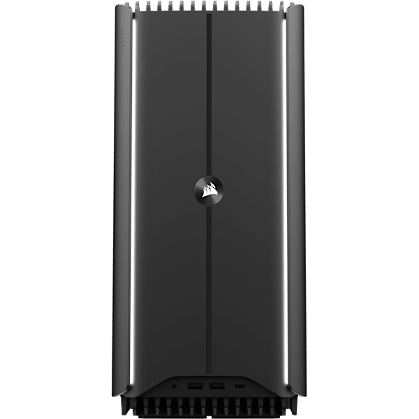 CORSAIR ONE a600 PC – Metal Dark: Liquid Cooled AMD Ryzen 9 9900X3D, GeForce RTX 5080, 32GB DDR5, 2TB M.2 SSD, Win11 Pro (Revival Series)
