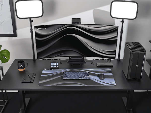 CORSAIR ONE a600 PC – Metal Dark: Liquid Cooled AMD Ryzen 7 9700X, GeForce RTX 5070, 32GB DDR5, 1TB M.2 SSD, Win11 Home