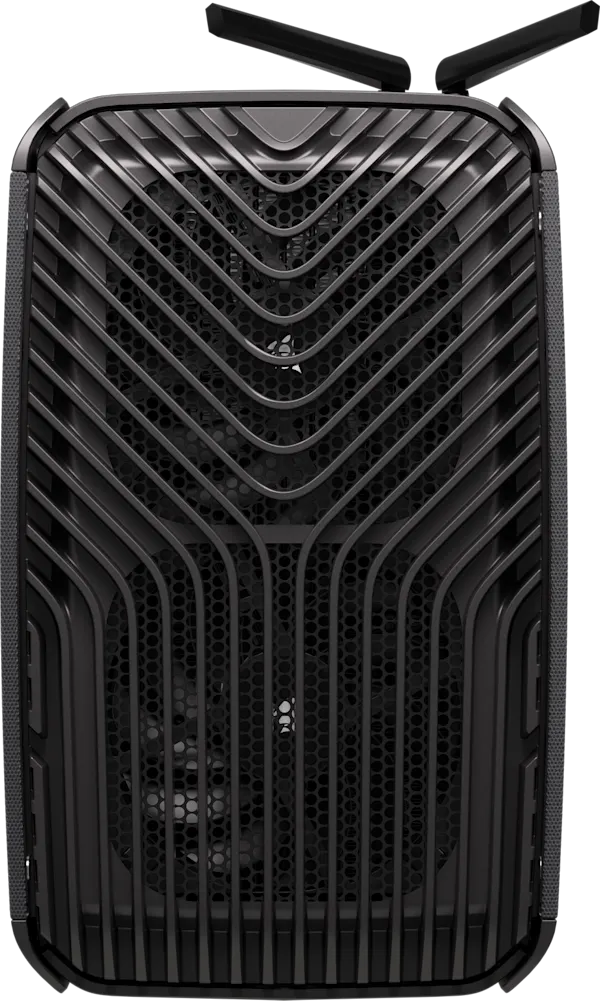 CORSAIR ONE a600 PC – Metal Dark: Liquid Cooled AMD Ryzen 9 9900X3D, GeForce RTX 5080, 32GB DDR5, 2TB M.2 SSD, Win11 Pro (Revival Series)