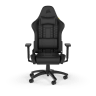 TC100 RELAXED Gaming Chair - Leatherette Black/Black