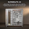 AIR 5400 LX-R RGB iCUE LINK Triple Chamber Mid-Tower PC Case - White