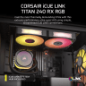 iCUE LINK TITAN 240 RX RGB AIO Liquid CPU Cooler
