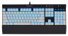 CORSAIR GAMING PBT Double-shot Keycaps Full 104/105-Keyset — White