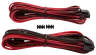 Premium Individually Sleeved EPS12V/ATX12V Cables, Type 4 (Generation 3) - Red/Black
