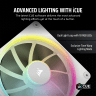iCUE LINK LX140 RGB 140mm PWM Single Fan Expansion - White