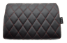 T1 RACE Lumbar Cushion, Black with Red Stitching
