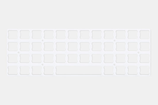 Drop + OLKB Planck Switch Plate - White POM