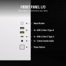 2500D AIRFLOW Mid-Tower Dual Chamber PC Case - White