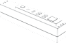 3500X Top Front I/O, White
