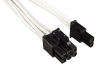 Premium Individually Sleeved PSU Cable Kit Starter Package, Type 4 (Generation 3) - White