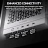 FRAME 4000D LCD RS ARGB Premium Mid-Tower PC Case - White