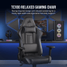 TC100 RELAXED Gaming Chair - Leatherette Black/Black