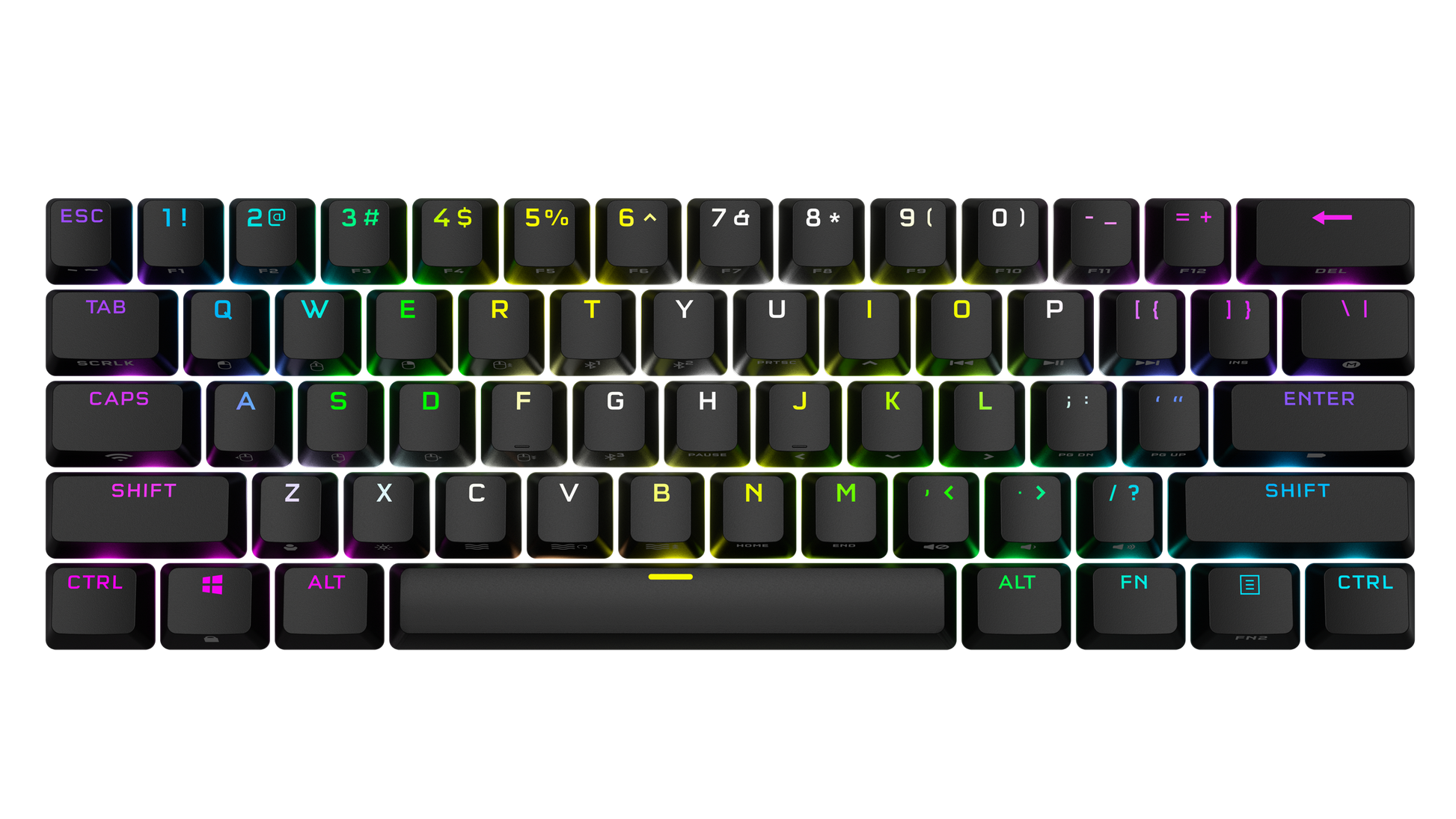 K70 Keycaps - Black