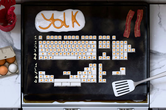 Drop + Bees.Keys DCD Yolk Keycap Set
