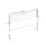 CORSAIR Multi Frame Pegboard – 6 ft (180 cm) - White