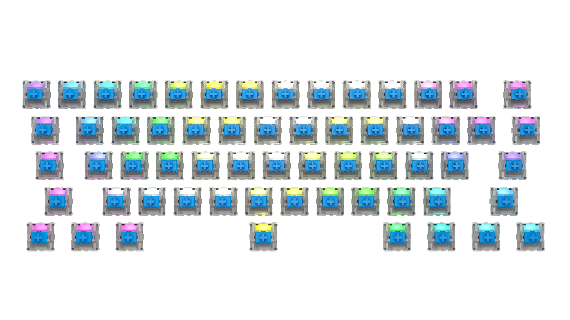 CHERRY MX RGB Blue - 65pcs