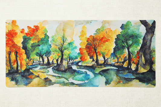 Drop + Bees.Keys Hundred Acres Desk Mat - Into The Forest