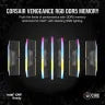 VENGEANCE® RGB 96GB (2x48GB) DDR5 DRAM Up To 5200MT/s CL38 Memory Kit — Black