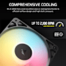 RS120-R ARGB 120mm PWM Reverse Fans Triple Pack