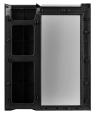 Crystal 280X Front Panel with Tempered Glass, Black
