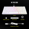 K65 RGB MINI 60% Mechanical Gaming Keyboard — CHERRY MX SPEED — White