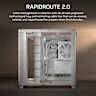 AIR 5400 RS-R ARGB Triple Chamber Mid-Tower PC Case - White