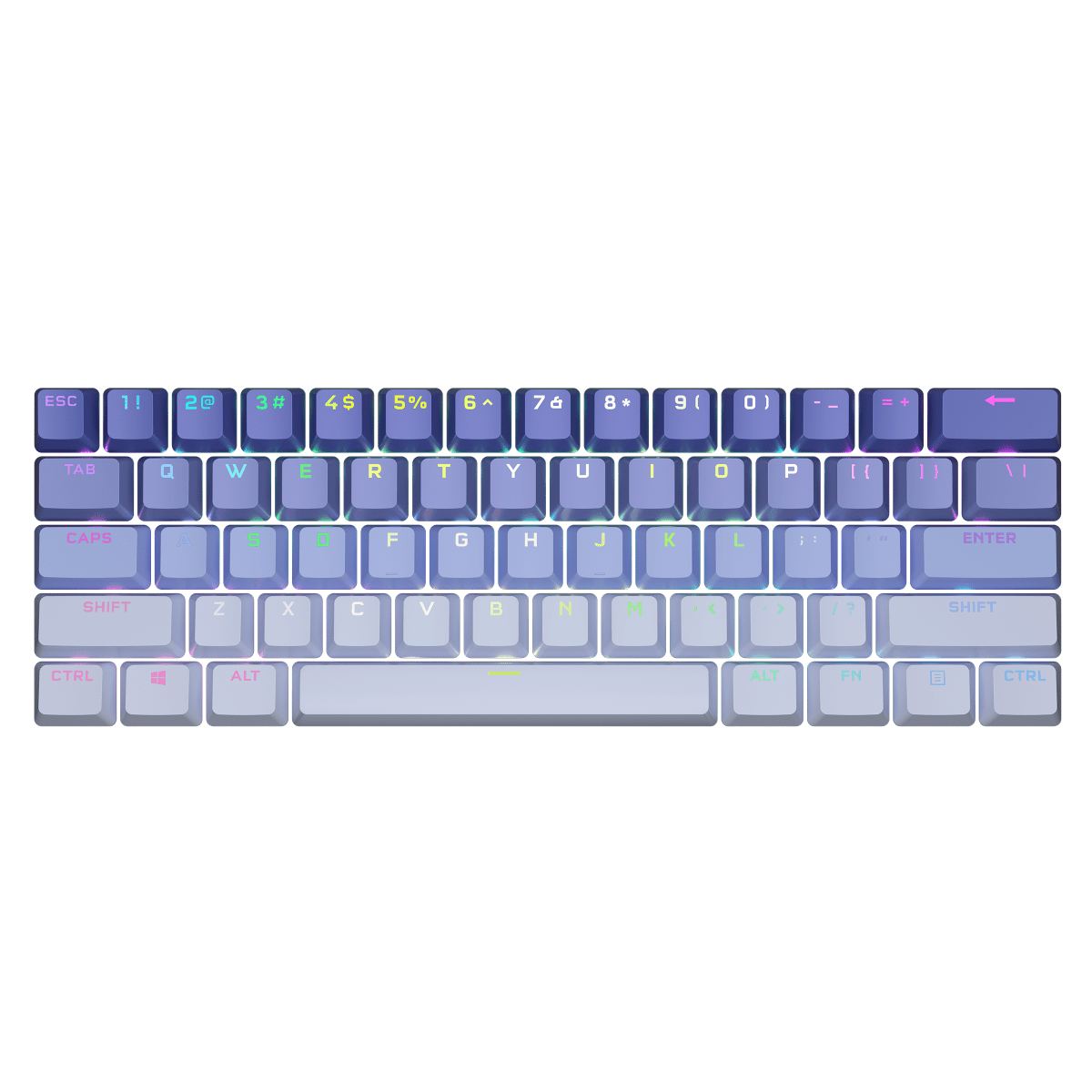 ENCHANTED QUEST Mini Keycap Set - Purple Rune