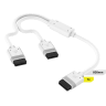 iCUE LINK Cable, 1x 600mm Y-Cable with Straight connectors, White