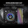 DOMINATOR® TITANIUM RGB 96GB (4x24GB) DDR5 DRAM 6000MT/s CL30 Intel XMP Memory Kit — Black