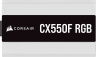 CX Series™ CX550F RGB White — 550 Watt 80 Plus® Bronze Certified Fully Modular RGB White PSU