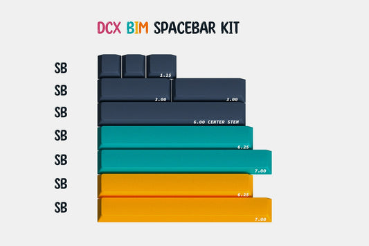 Drop + Balance DCX BIM Keycap Set - Spacebars