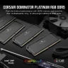 DOMINATOR® PLATINUM RGB 64GB (4x16GB) DDR5 DRAM Up To 6400MT/s CL32 Memory Kit — Black