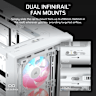 FRAME 4000D LCD RS ARGB Premium Mid-Tower PC Case - White