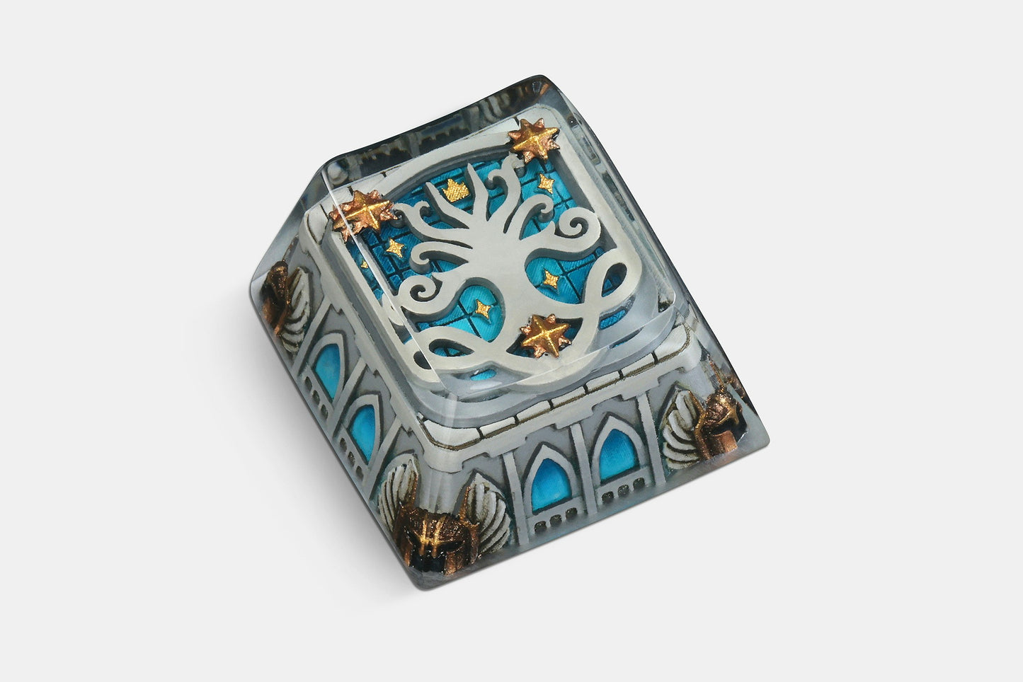 Drop + The Lord of the Rings™ Gondor Blues Artisan Keycap - White Tree