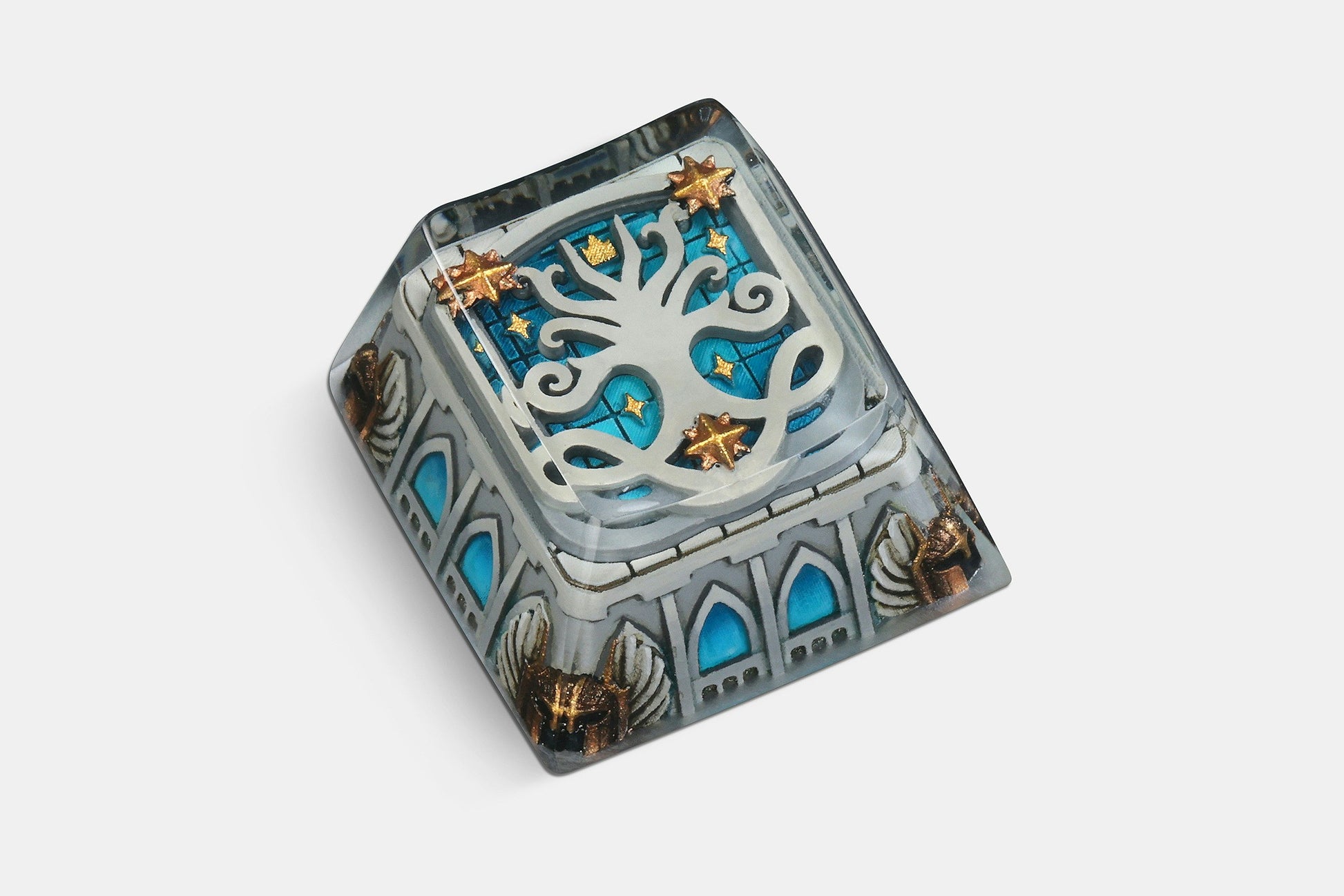 Drop + The Lord of the Rings™ Gondor Blues Artisan Keycap - White Tree