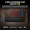 VANGUARD 96 Mechanical Gaming Keyboard, CORSAIR MLX Pulse