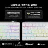 K70 PRO MINI WIRELESS RGB 60% Mechanical Gaming Keyboard, Backlit RGB LED, CHERRY MX Blue, White, White PBT Keycaps