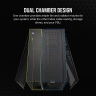2500X Mid-Tower Dual Chamber PC Case - Black