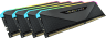 VENGEANCE® RGB RT 128GB (4 x 32GB) DDR4 DRAM Up To 3600MHz C18 Memory Kit – Black