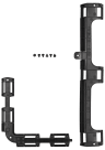 iCUE 5000X/5000D/5000D AIRFLOW Rear Cable Routing Channel, Black