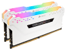 VENGEANCE® RGB PRO 32GB (2 x 16GB) DDR4 DRAM Up To 2666MHz C16 Memory Kit — White