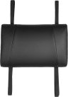 TC100 Leatherette Black Neck and Lumbar Pillows