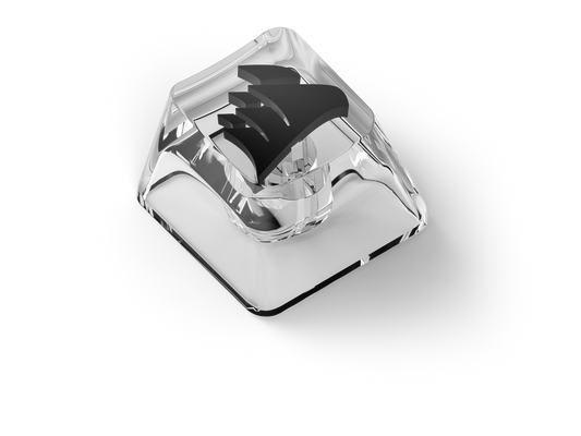 CORSAIR ARTISAN KEYCAP - SAILS LOGO - CLEAR RESIN