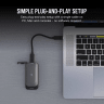 EX100U 4TB Portable Solid State USB Type-C Storage Drive