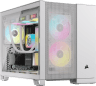 2500D AIRFLOW Mid-Tower Dual Chamber PC Case - White