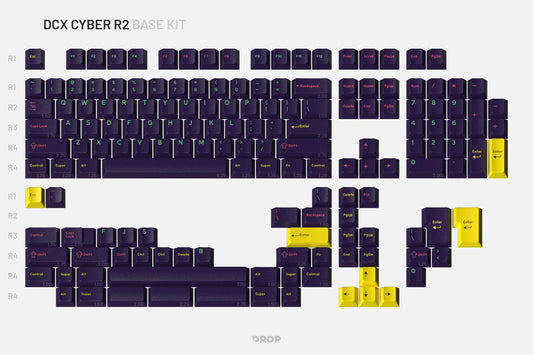 Drop + MiTo DCX Cyber Keycap Set