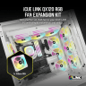 iCUE LINK QX120 RGB 120mm PWM PC Fan Expansion Kit - White
