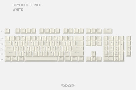 Drop Skylight Series Keycap Set - White